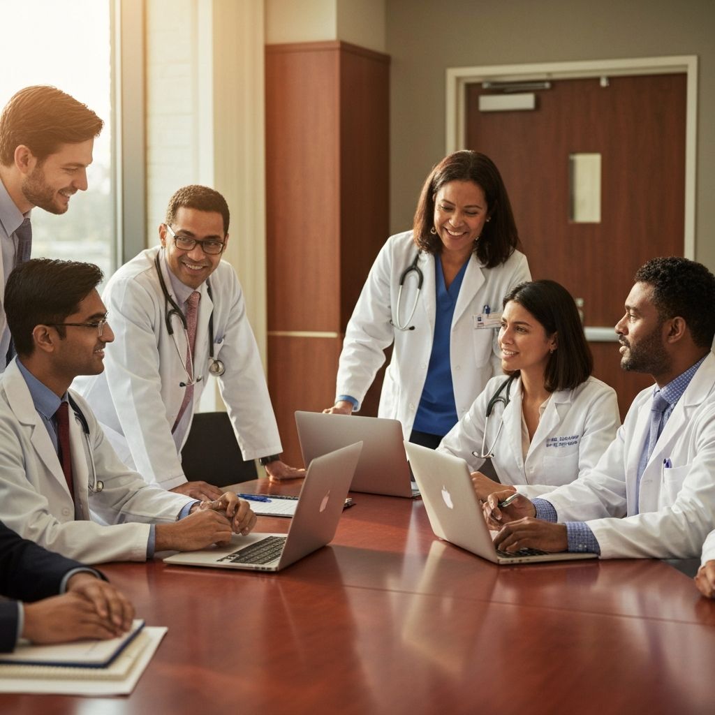 Healthcare team meeting